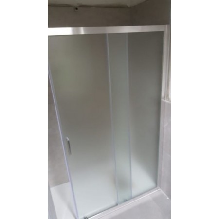 Porta Scorrevole Box Doccia per Nicchia Anta Vetro Opaco 6 mm