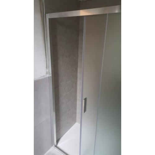 Porta Scorrevole Box Doccia per Nicchia Anta Vetro Opaco 6 mm