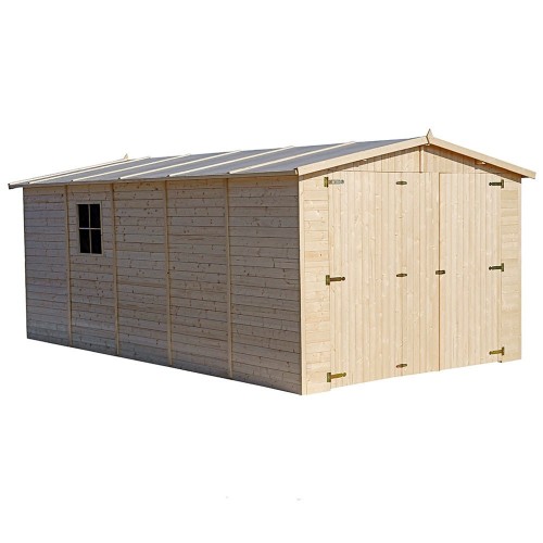Casetta Garage in Legno 3x5 mt a Pannelli Box Parcheggio Auto Carport
