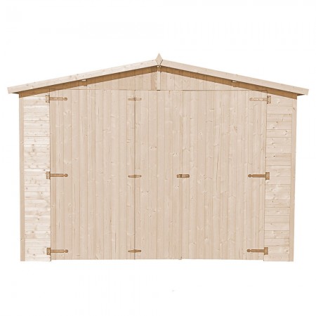 Garage in Legno 3x6 Casetta a Pannelli Box Parcheggio Auto Capanno