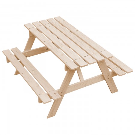 Tavolo da Pic Nic in Legno per Bambini Tavolino con Panche Giardino