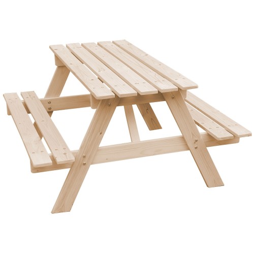 Tavolo da Pic Nic in Legno per Bambini Tavolino con Panche Giardino