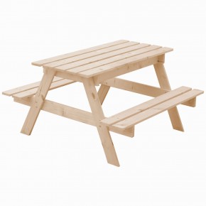 Tavolo da Pic Nic con Sabbiera in Legno per Bambini Tavolino Giardino