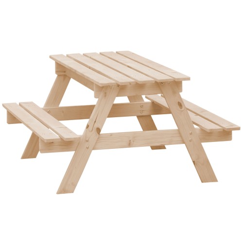 Tavolo da Pic Nic con Sabbiera in Legno per Bambini Tavolino Giardino