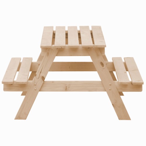 Tavolo da Pic Nic in Legno con Sabbiera per Bambini Tavolino Giardino