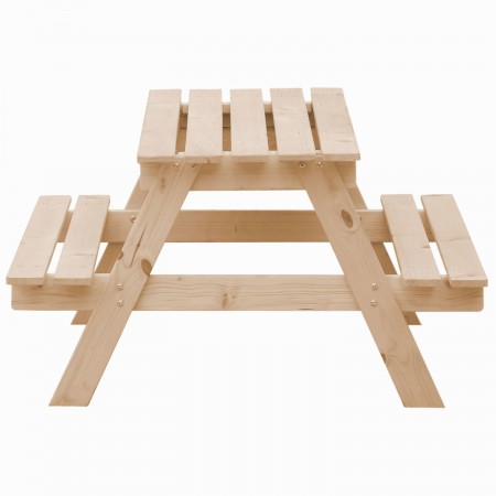 Tavolo da Pic Nic in Legno con Sabbiera per Bambini Tavolino Giardino