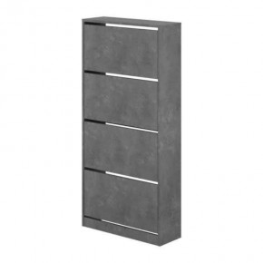 Scarpiera 4 Ante a Ribalta Doppie Salvaspazio Legno Grigio | BricoShop24