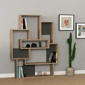 Libreria in Legno Rovere Moderna Salone e Ingresso | Bricoshop24 2
