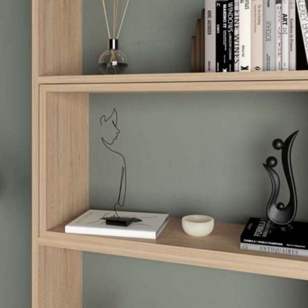 Libreria Estensibile Moderna Angolare Rovere | Bricoshop24