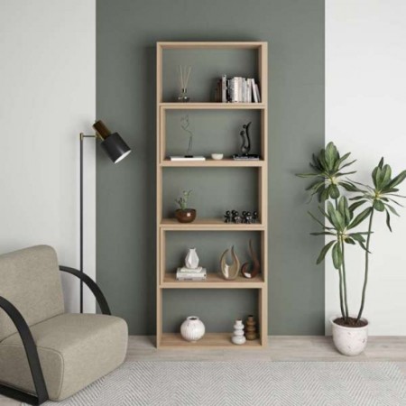 Libreria Estensibile Moderna Angolare Rovere | Bricoshop24