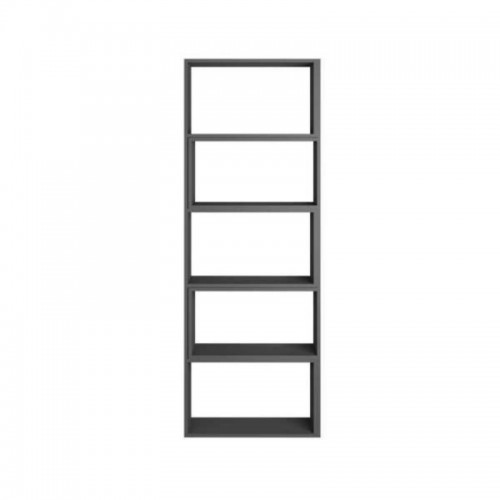 Libreria Antracite Legno Estensibile Moderna Angolare | Bricoshop24