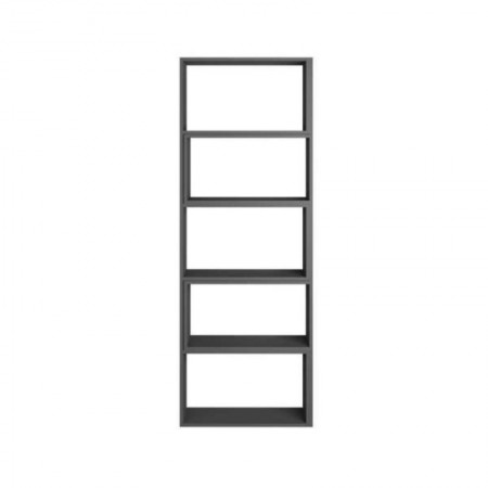 Libreria Antracite Legno Estensibile Moderna Angolare | Bricoshop24