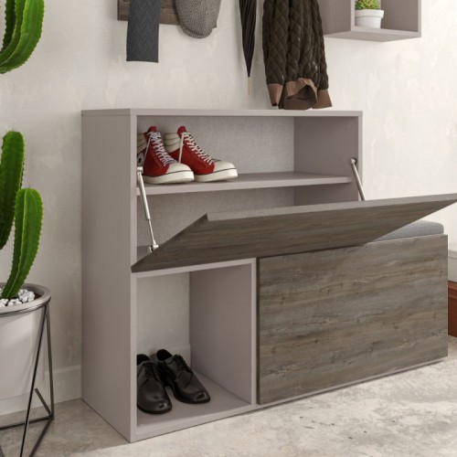 Mobile da Ingesso in Legno con Scarpiera Appendiabiti | Bricoshop24