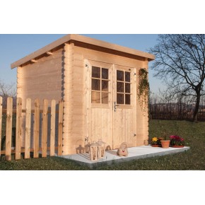Casetta in Legno 28 mm 2.5x2 Giardino Attrezzi Blockhouse | BricoShop24 2