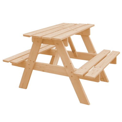 Tavolino in Legno da Pic Nic per Bambini Tavolo 2 Panche Timbela