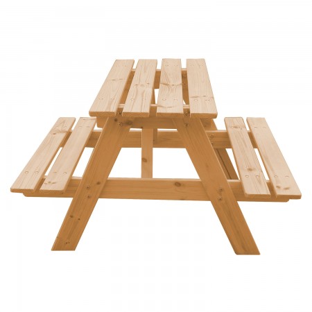 Tavolino Picnic in Legno per Bambini Tavolo con 2 Panche da Pic Nic