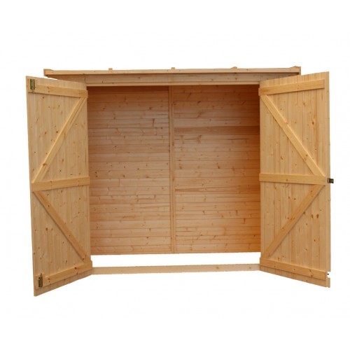 Armadio in Legno Casetta da Esterno Giardino Addossata a Pannelli 17mm