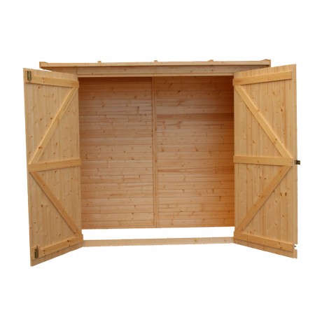 Armadio in Legno Casetta da Esterno Giardino Addossata a Pannelli 17mm