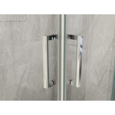 Box Doccia Cristallo 6 mm Vetro Angolo 2 Lati Scorrevole Quadrato Rettangolare