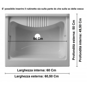 Mobile Lavatoio Bianco Doppia Anta in Legno Design Moderno | Bricoshop24 2