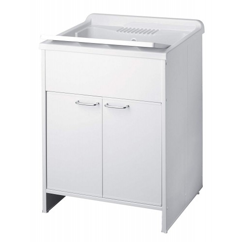 Lavandino da Esterno 60x50 Lavatoio Mobile in Resina da Lavanderia | Bricoshop24