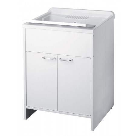 Lavandino da Esterno 60x50 Lavatoio Mobile in Resina da Lavanderia | Bricoshop24