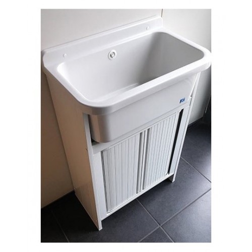Lavatoio per Esterno con Mobiletto 55x78 in Resina Lavanderia | Bricoshop24