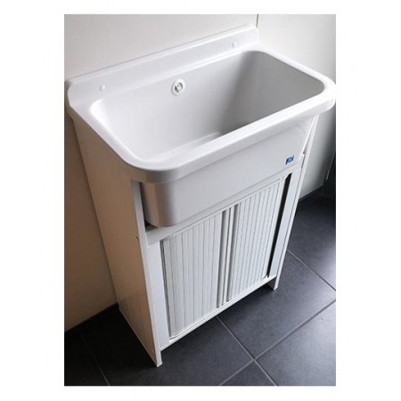 Lavatoio per Esterno con Mobiletto 55x78 in Resina Lavanderia | Bricoshop24