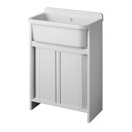 Lavatoio per Esterno con Mobiletto 55x78 in Resina Lavanderia | Bricoshop24