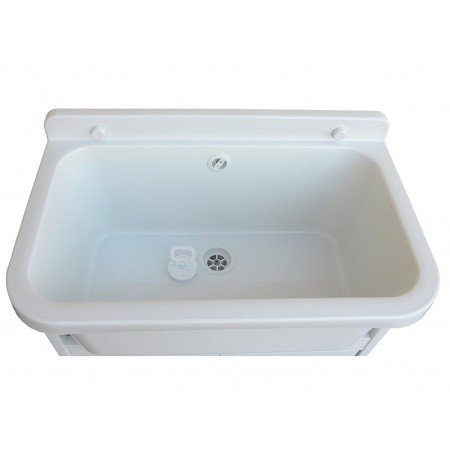 Lavatoio per Esterno con Mobiletto 55x78 in Resina Lavanderia | Bricoshop24