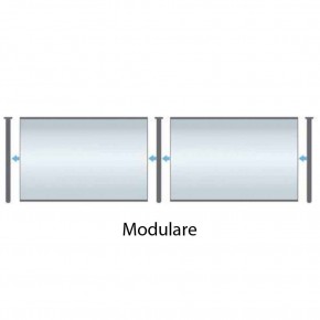 Pensilina 150x100 Modulare in Policarbonato Alveolare Fume | BricoShop24 2