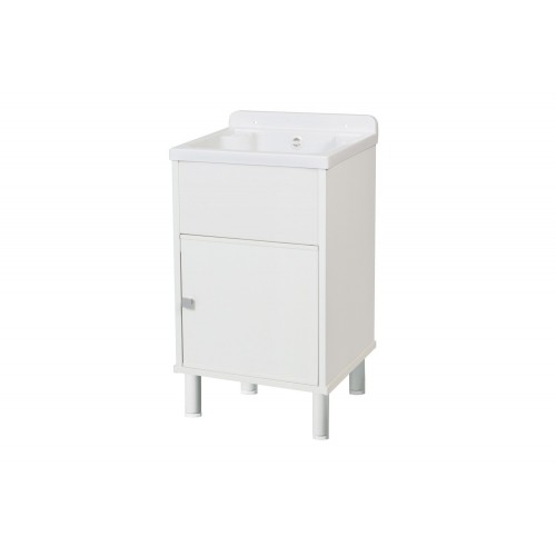 Lavatoio da Esterno Salvaspazio 43x35 in Resina con Sifone Mobile Lavanderia