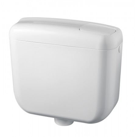 Cassetta Scarico Esterna WC Water Litri 7.5 a Zaino Muro Sciacquone Basso