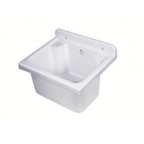 Mini Pilozzo Lavandino da Esterno a Muro 42x34 per Terrazzo Lavanderia