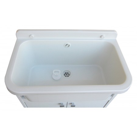Mobile Lavatoio per Esterno Pilozzo con Mobiletto in Resina | Bricoshop24