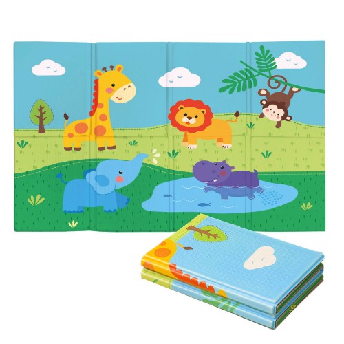 Tappeto per Bambini Pieghevole Pavimento Anti Trauma Scivolo  | BricoShop24