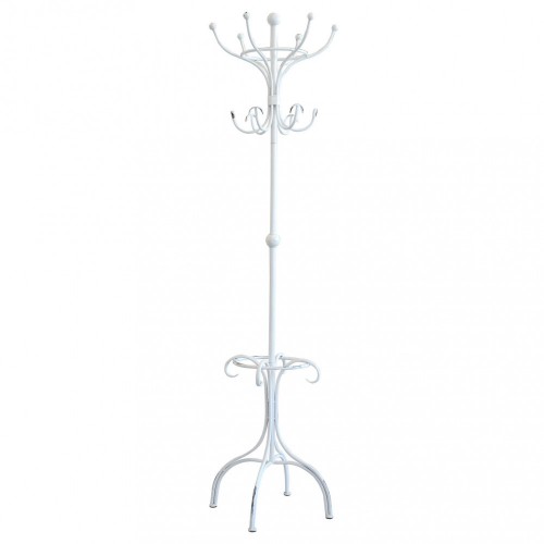 Appendiabiti Vintage Bianco Attaccapanni Ferro Ufficio Salone | Bricoshop24