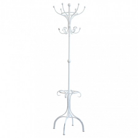 Appendiabiti Vintage Bianco Attaccapanni Ferro Ufficio Salone | Bricoshop24