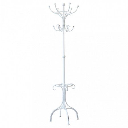 Appendiabiti Vintage Bianco Attaccapanni Ferro Ufficio Salone | Bricoshop24