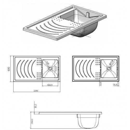 Mobile Lavatrice per Esterno Coprilavatrice in Resina con Lavatoio | Bricoshop24