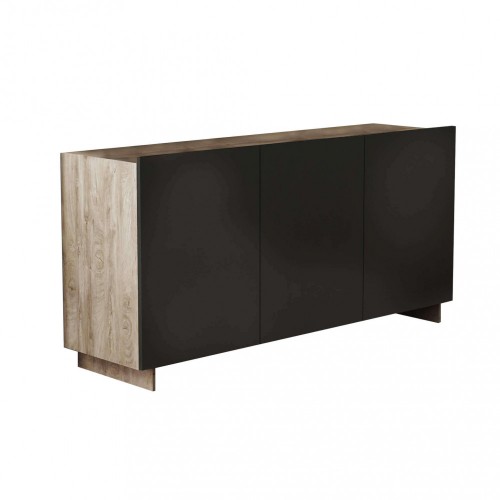 Mobile Basso 3 Ante in Legno Credenza Moderna da Soggiorno Ingresso