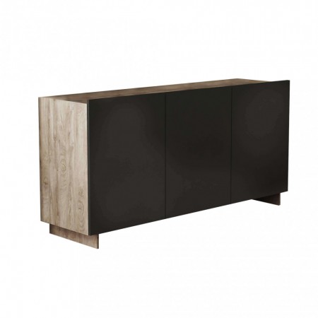 Mobile Basso 3 Ante in Legno Credenza Moderna da Soggiorno Ingresso