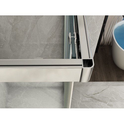 Box Doccia Angolare 70 x 90 100 120 80 x 100 120 2 Ante Scorrevole in Cristallo