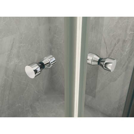Box Doccia Angolare 70 x 90 100 120 80 x 100 120 2 Ante Scorrevole in Cristallo
