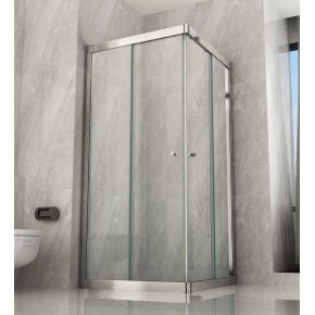 Box Doccia Angolare 70x90 100 120 80x100 120 2 Ante Scorrevole in Cristallo