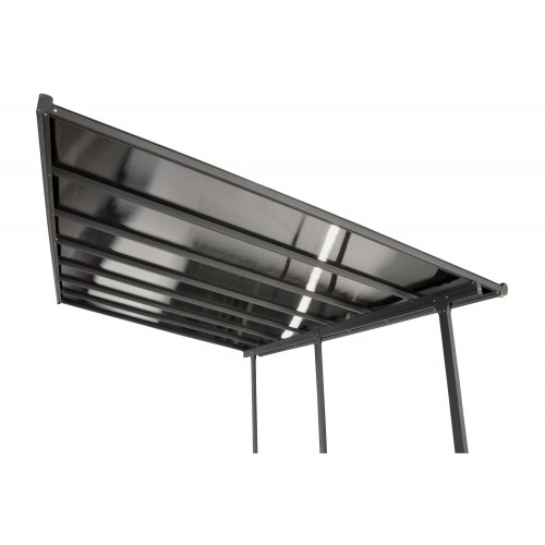 Pergola Addossata 4x3 in Alluminio Gazebo da Giardino Terrazzo