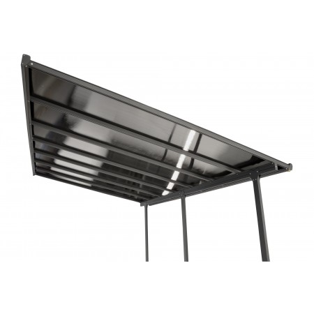 Pergola Addossata 4x3 in Alluminio Gazebo da Giardino Terrazzo