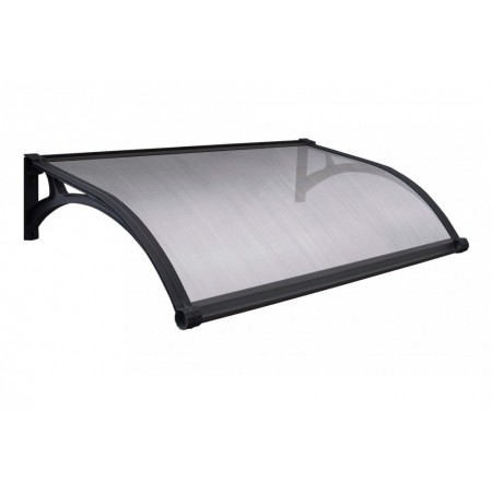 Pensilina con Led 150x100 in Policarbonato Alveolare Opaca Antipioggia