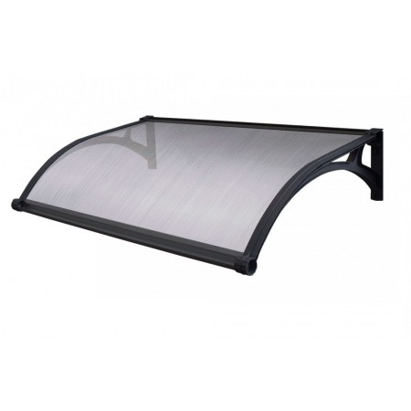Pensilina con Led 150x100 in Policarbonato Alveolare Opaca Antipioggia