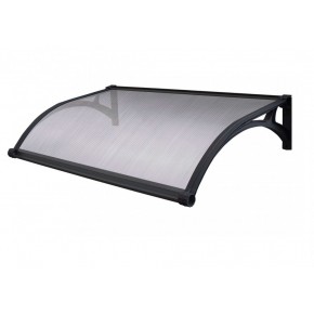 Pensilina in Policarbonato Alveolare 100x60 cm Copertura Antipioggia 2